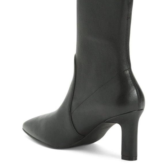 Brandie Leather Sock Boots from STUART WEITZMAN - Picture 2 of 12